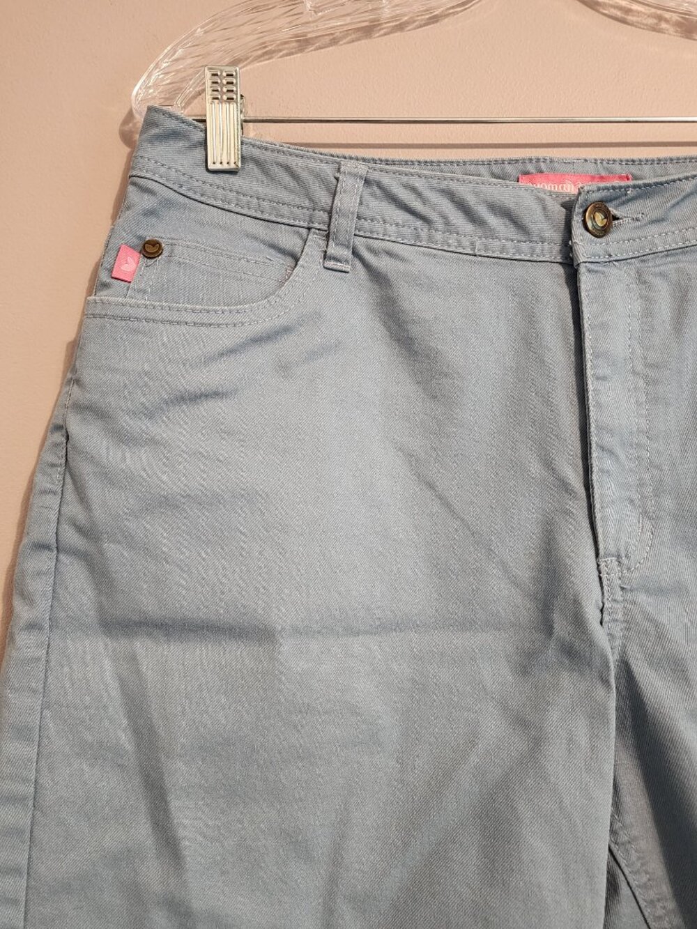 2/$30 Woman Within Modern Fit Blue Jean Shorts - Size 14W - Picture 2 of 11